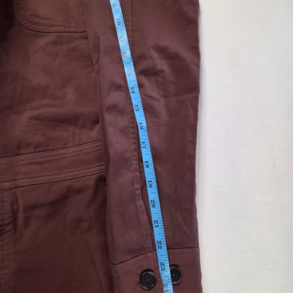 BR/HTG-SF-78 Banana Republic Reissue M Chocolate Rust Utility Jumpsuit Gorpcore - Picture 12 of 16